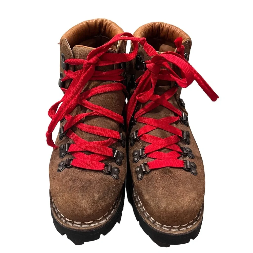 Vintage 70’s Men’s Woodstock Brown Suede Hiking Boots